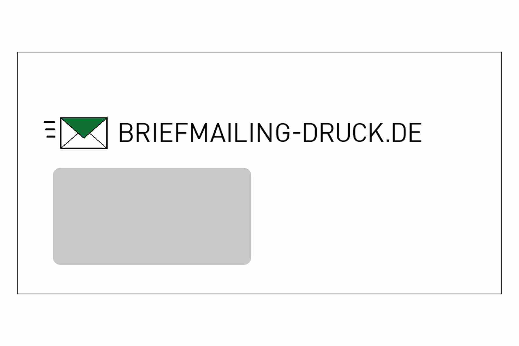 Kuvertiertes Mailing Din Lang